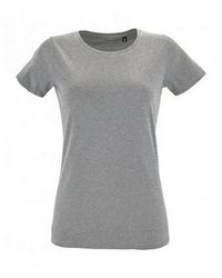 Sol's - Regent Fit T-shirt Met Korte Mouwen (grijze Mergel) - Lyst