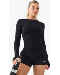 DSGN Studio - Sports Sculpt Seam Detail Long Sleeve Top - Lyst