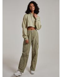 Pink Vanilla - Parachute Cargo Pants - Lyst