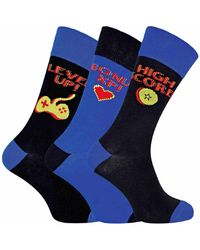 Sock Snob - 3 Pack Retro Gaming Funky Novelty Video Game Socks - Lyst