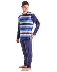 Munich - Long-Sleeved Round-Neck Velvet Pajamas Mu3 - Lyst