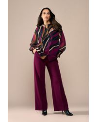 Mart Visser - Caylee Print Blouse Dark Berry - Lyst