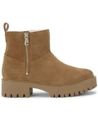 Carvela Kurt Geiger - Ankle Boot Suede Limit Fur - Lyst