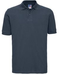 Russell - 100% Cotton Short Sleeve Polo Shirt (French) - Lyst