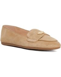 Dune - Gina Logo Plate Moccasin - Lyst