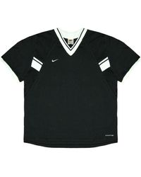 Nike - Dri-Fit Training T-Shirt Short Sleeve V-Neck Gym Top 229326 010 - Lyst