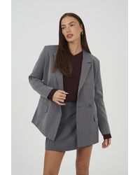 Brave Soul - Structured Blazer Cotton - Lyst