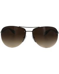 Prada - Sunglasses 56Ms 5Av6S1 Gradient 65Mm Metal - Lyst
