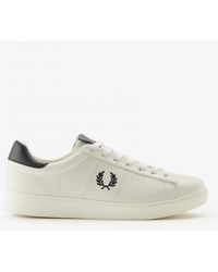 Fred Perry - Spencer Leather Trainers Nos - Lyst