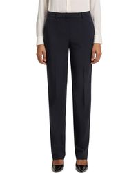 BOSS - Tameah Solid Patterned Straight Chinos - Lyst