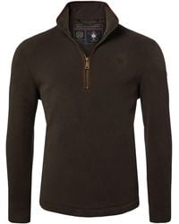 Holland Cooper - Country Fleece Half Zip Khaki - Lyst