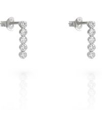Orphelia - 'Bling' 925 Sterling Drop Earrings - Lyst