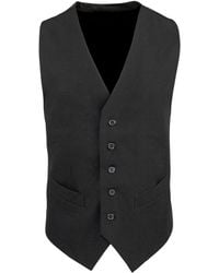 PREMIER - Lined Waistcoat Catering Bar Wear - Lyst