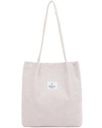 Woodland Leathers - Corduroy Tote Bag, Water Resistant Shoulder - Lyst