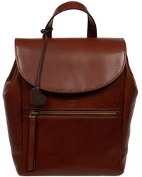 NiNa Amora - 'Fabiana' Conker Leather Backpack - Lyst