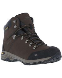 Trespass - Gerrard Mid Cut Hiking Boots Leather - Lyst