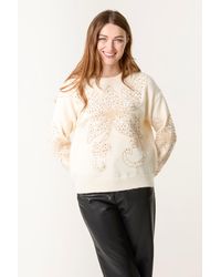 Blue Vanilla - Butterfly Embroidered Jumper - Lyst