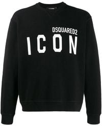 DSquared² - Icon Print Sweatshirt - Lyst