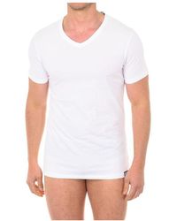 DIESEL - Short Sleeve V-Neck T-Shirt 00Cg26-0Qazy - Lyst