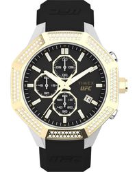 Timex - Ufc King Chrono Watch Tw2V99200 Silicone - Lyst