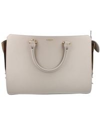 Burberry - Banwell Medium Leather Handbag - Lyst