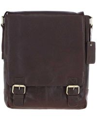 Ashwood Leather - Classic A4 Flap-Over Messenger Bag - Lyst