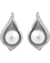 Orphelia - 'Sophia' 925 Sterling Stud Earrings - Lyst