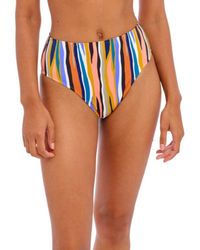 Freya - Torra Bay High Waist Bikini Brief Multi - Lyst