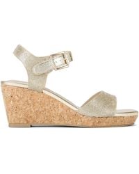 Carvela Kurt Geiger - Sadie Wedge Jewel - Gold Crystal Wedge Heel - Lyst