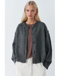 Hiccup - Relaxed Buttoned Knitwear Cardigan - Lyst