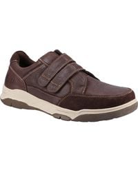 Hush Puppies - Fabian Leather Double Strap Shoes - Lyst