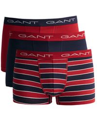 GANT - 3 Pack Block Stripe Trunk Cotton - Lyst