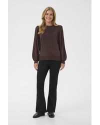 Kaffe - Pullover Karegina Pullover Regular Fit Dark - Lyst