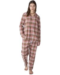 J&j Brothers - Jjb3 Long-Sleeved Cotton Pajamas - Lyst