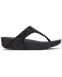 Fitflop - Lulu Glitter Toe-Thongs - Lyst
