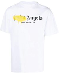 Palm Angels - Los Angeles Sprayed Logo T-Shirt - Lyst