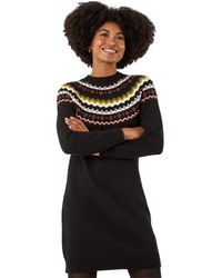 Roman - Fairisle Knit Jumper Dress - Lyst
