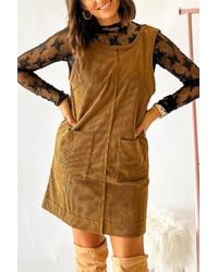 Azura Exchange - Corduroy Pocket Jurk - Lyst