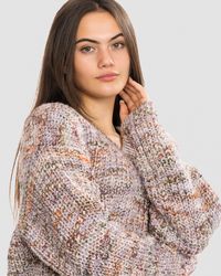 Samsøe & Samsøe - Samsoe & Nuria V-Neck Jumper - Lyst