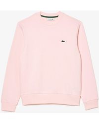Lacoste - Crew Neck Sweatshirt Cotton - Lyst