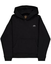 Alpha Industries - Basic Small Logo Tpu Hoodie - Lyst