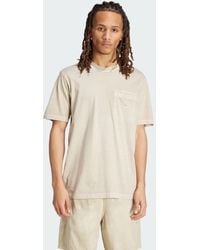 adidas - Trefoil Essentials + Dye Pocket Tee - Lyst