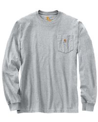Carhartt - Workwear Pocket T Shirt Long Sleeve T Cotton - Lyst