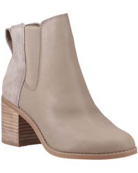 TOMS - Ladies Evelyn Leather Boots - Lyst