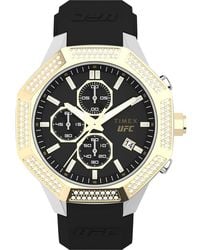 Timex - Ufc King Chrono Watch Tw2V99200 Silicone - Lyst