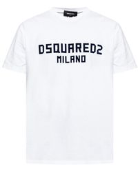 DSquared² - Milano Logo Cool Fit T-Shirt Cotton - Lyst