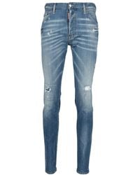 DSquared² - Cool Guy Jeans Verstevigd Met Een Verweerd Effect Blauwe Jeans - Lyst