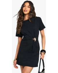 Boohoo - Trim Detail T-Shirt Dress - Lyst