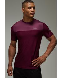 BoohooMAN - Active Performance Regular Fit Marl T-Shirt - Lyst