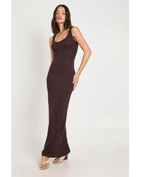 Boohoo - Basic Jersey Scoop Neck Maxi Dress - Lyst